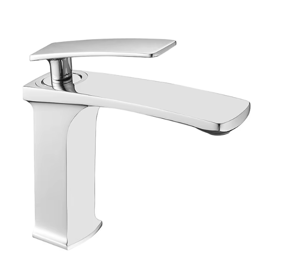 Single Handle Deck-mounted Mixer Faucet for Bathroom Sink