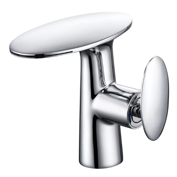 Nature Mushroom Art Black Silver Brushed Gold Copper Faucet for Bathroom Cold Hot Water Waterfall on Basin Accessory for Toilet