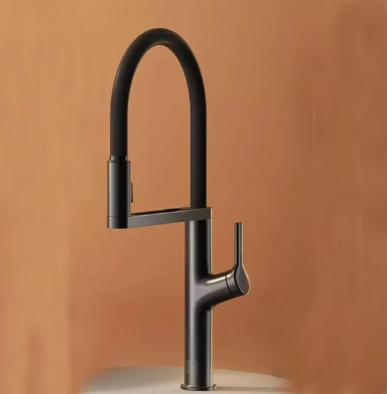 Chrome 360 Degree Rotation Kitchen Faucet Dual Sprayer Swivel Spout Kitchen Faucets Spring Pull Out Tap Vessel Sink Mixer Taps