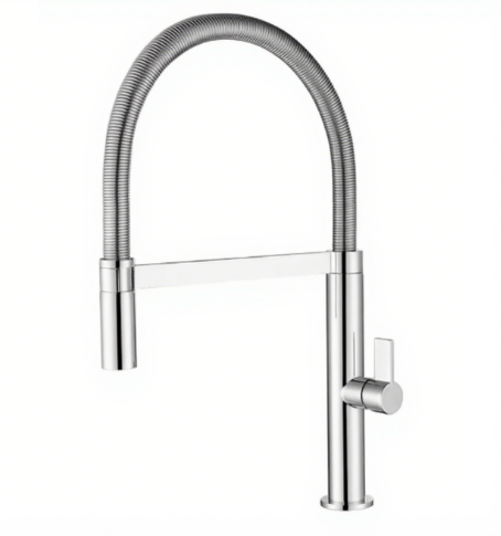 360 Degree Rotation Flexible Brass Kitchen Faucet Mixer Tap Stainless Steel 304 Sink Black Faucet Tap With Sprayer