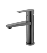 Taps and Faucets Brushed Stainless Steel 201 Faucet for Bathroom Hot and Cold Water Mixer