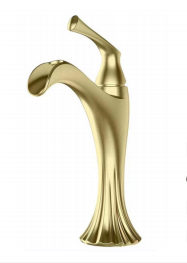 Luxury Gold Bathroom Faucet Elegant Single Handle Vessel Sink Faucet