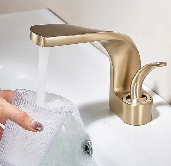 Advanced All-Copper Touchless Basin Faucet Light Luxury Style Hot Cold Water Creative Design for Home Hotels Ceramic High Beauty