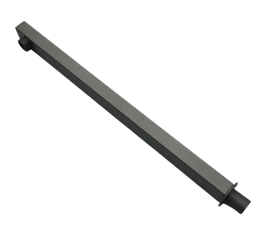 Square showerhead arm, stainless steel shower top nozzle, wall-mounted 4-inch water inlet rod