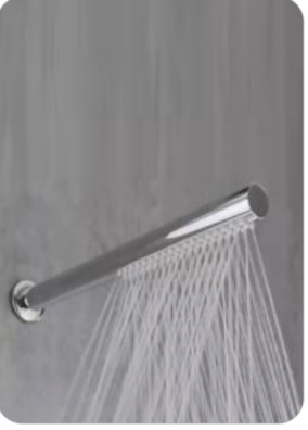 Modern Solid Concealed Shower Set Wall Mount Top Shower 019
