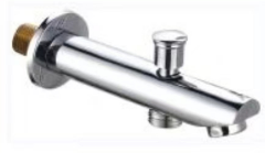 2‑Function znic Pull‑Up Water Spout, Pull‑Up to Switch Stream & Spray