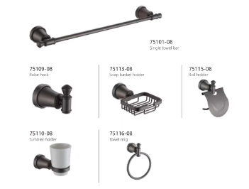 Bathroom Fittings Sanitary Ware Bathroom Accessories Bath Set Towel Holder Luxury Bathroom Corner Accessories Set 027