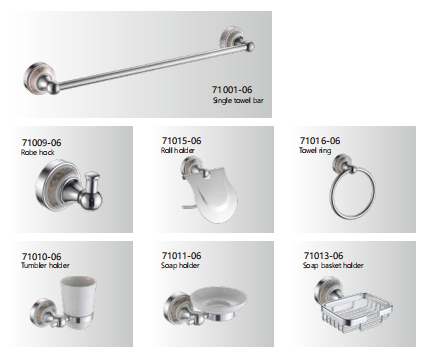 Bathroom Fittings Sanitary Ware Bathroom Accessories Bath Set Towel Holder Luxury Bathroom Corner Accessories Set 032