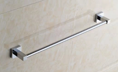 Traditional Single Towel Bar Wall Mounted Aluminum Bathroom Rack for Bathroom Hotels 138
