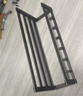 Bathroom Accessories Storage Rack Fixed Towel Shelf Heater Stainless Steel Hook Rack Traditional Design 157