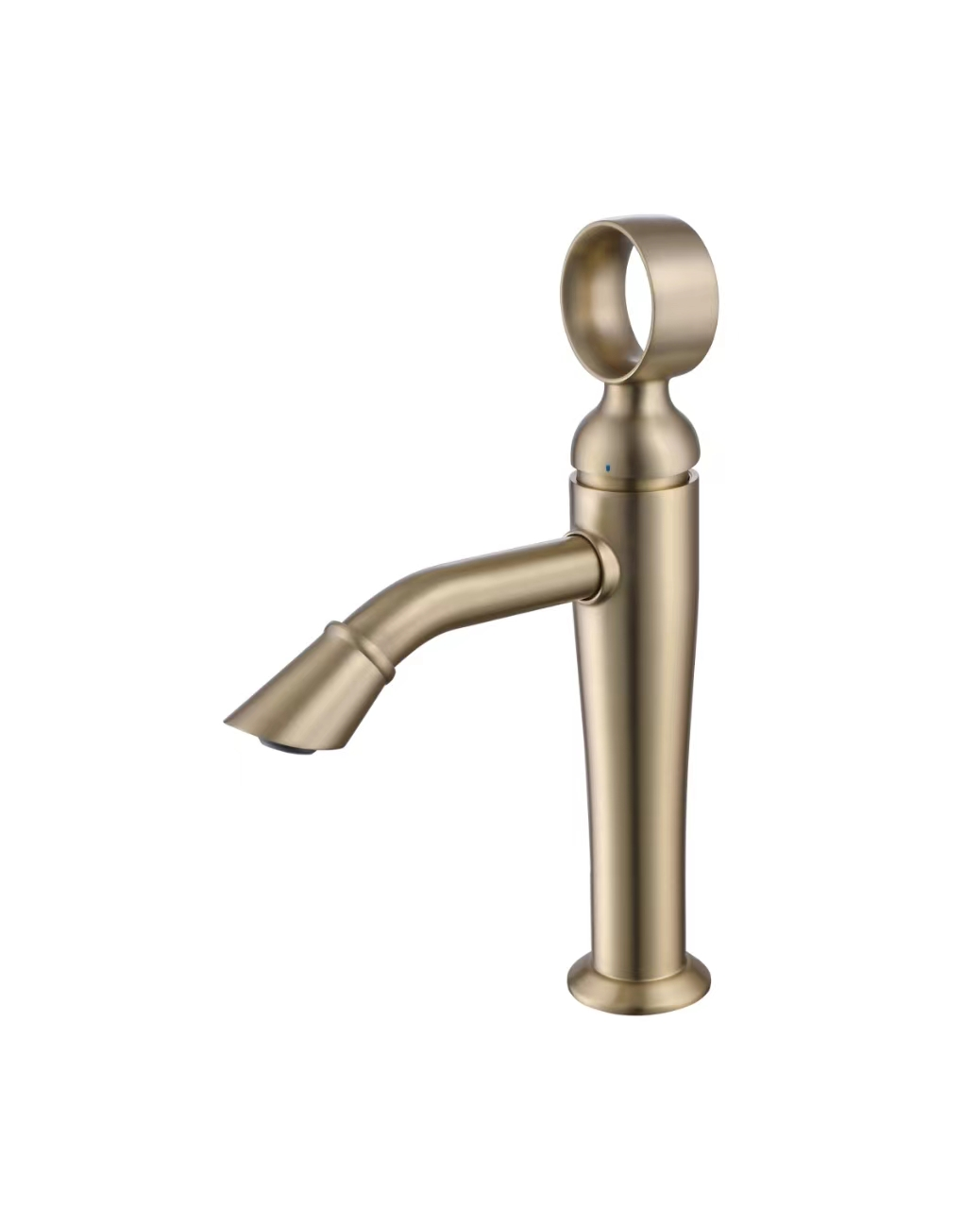 Modern Single-Hole Hot and Cold Water Basin Tap Faucet round handle for Home 131