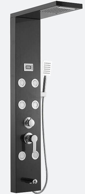 European Style Wall Mounted Shower Screen Intelligent Constant Temperature Household Surface Mounted 068