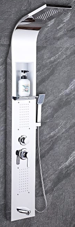 European Style Wall Mounted Shower Screen Intelligent Constant Temperature Household Surface Mounted 077