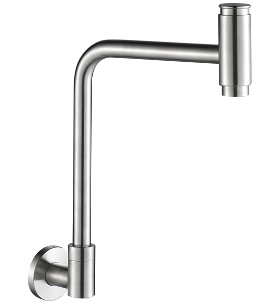 Hot Sale Single Handle Single Hole Solid Brass Only Cold Sink Water Tap Kitchen Faucet 02