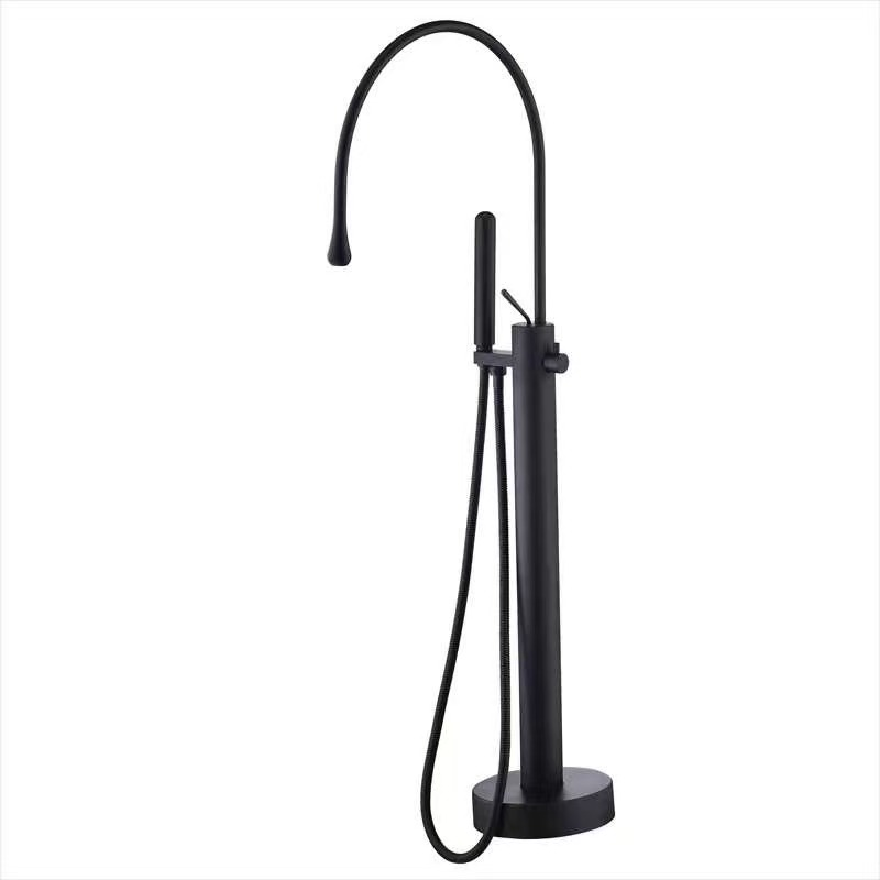 Luxury Hot Cold Faucet Easy Install Bathroom Accessories Floor Mounted Free Standing Bathtub Faucet Custom with Certificate