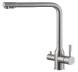 Two Handle 4-in-1 Stainless Steel Kitchen Taps Instant Boiling Water & Hot Cold Mixer Faucet Ceramic Valve Core 07