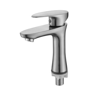 Copper Single Cold Basin Faucet for Home Bathroom Wash Basin 02