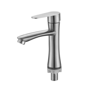 Copper Single Cold Basin Faucet for Home Bathroom Wash Basin 05