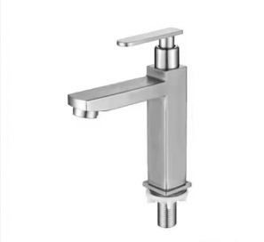 Copper Single Cold Basin Faucet for Home Bathroom Wash Basin 07