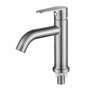 Copper Single Cold Basin Faucet for Home Bathroom Wash Basin 08