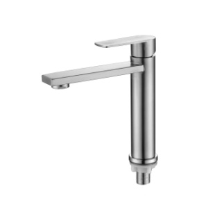 Copper Single Cold Basin Faucet for Home Bathroom Wash Basin 12