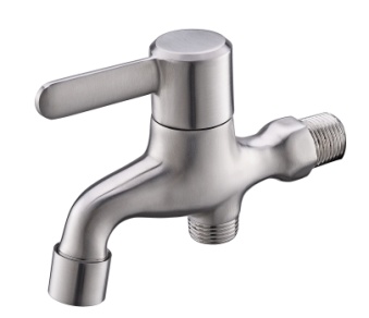 Wholesale Modern Outdoor Single Level Water Saving 304Stainless Steel Quick Open Tap for Hotels Single Cold Wall Mop Pool Brush