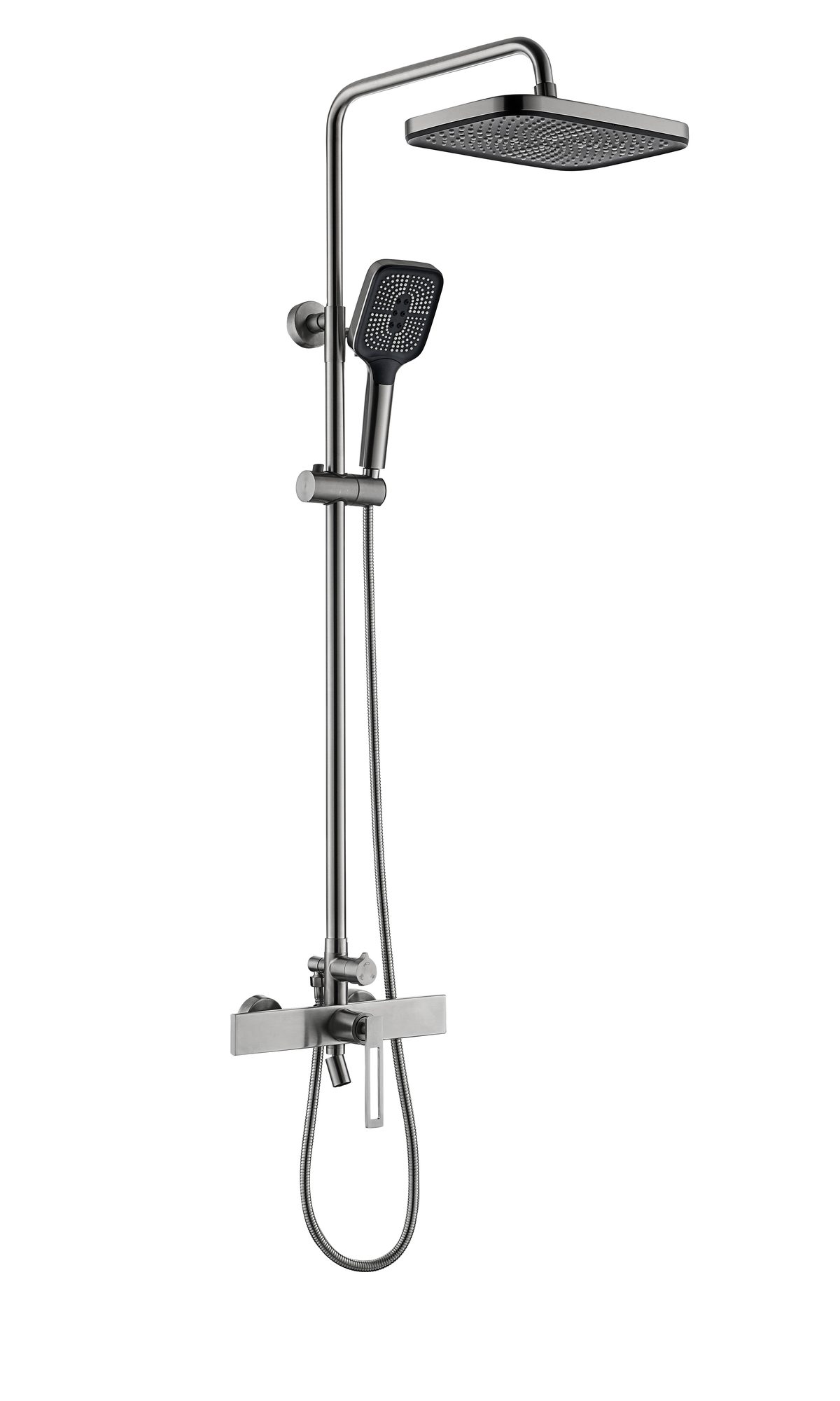 Stainless steel bathroom shower set, home bathroom toilet, pressurized shower head, bath shower, rain shower, sun shower head