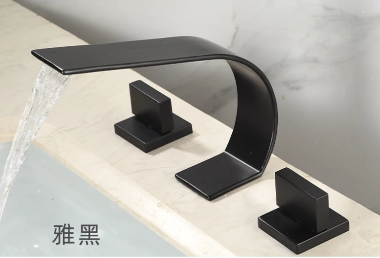 Factory Wholesale Household Golden Brass Single Hole Hot Cold Basin Modern Simple Durable Table Vegetable Basin Ceramic Dual