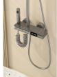Products From China Bathroom Sanitary Ware Exposed Wall Mounted Faucet Rain Shower Complete Set