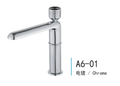 European Bathroom Brass Luxury Single Hole Black Surface Basin Faucet Deck Mounted Hot Cold Water Wash Basin Faucets Mixer Tap